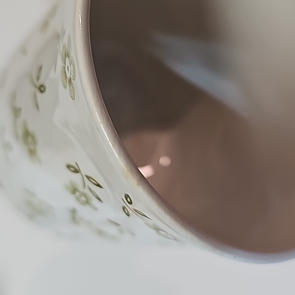 S/6 Vintage J & G Meakin England Floral Forget Me Not Green Teacups, As-is - Picture 9 of 16